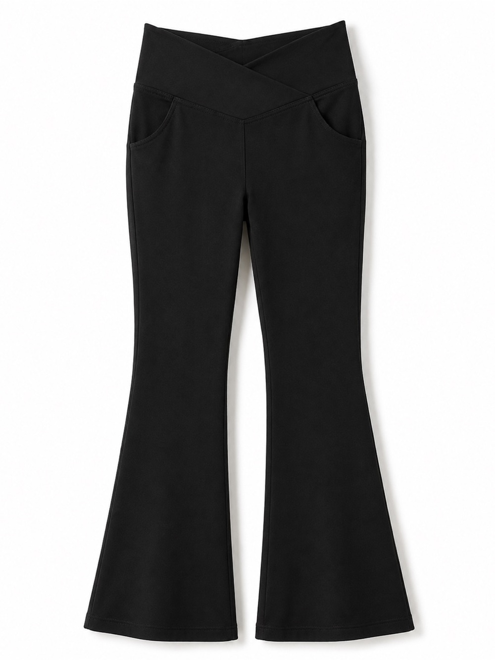 HALARA Black Boot-Cut Flare Yoga Pants